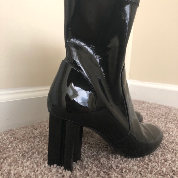 Louis Vuitton patent leather boots - Picture 2 of 2